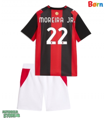 AC Milan Diego Moreira #22 Replika Babytøj Hjemmebanesæt Børn 2026-27 Kortærmet (+ Korte bukser)